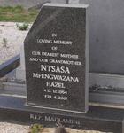 NTSASA Mfengwazana Hazel 1954-2007