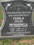 NTSHINGA Pumla Julia 1958-2008