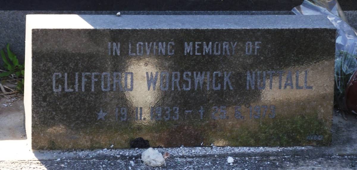 NUTTALL Clifford Worswick 1933-1975