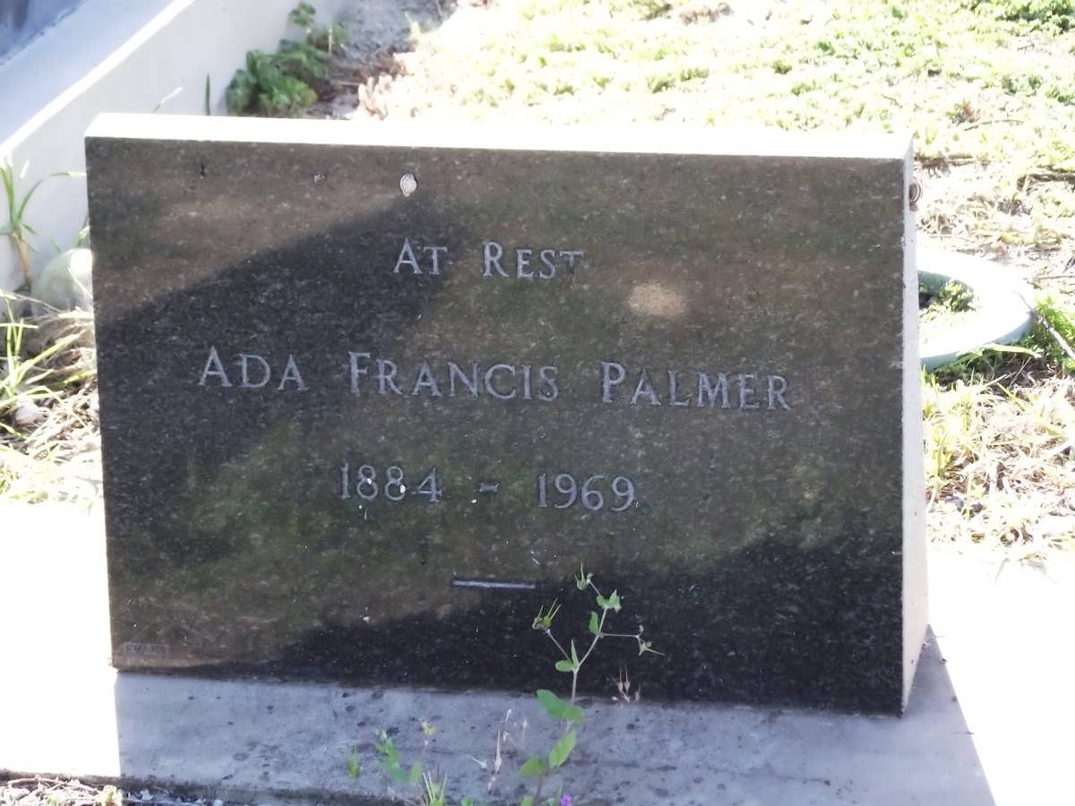 PALMER Ada Francis 1884-1969