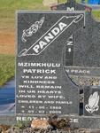 PANDA Mzimkhulu Patrick 1968-2009