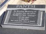 PANTSI Nomvuyo 1957-2011