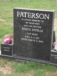 PATERSON Merle Estelle nee MUIR 1937-2003