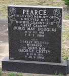PEARCE Doris May Douglas 1911-1984 & George Chitty 1911-1990