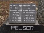 PELSER Pieter 1922-1996 & Jacoba 1921-1974