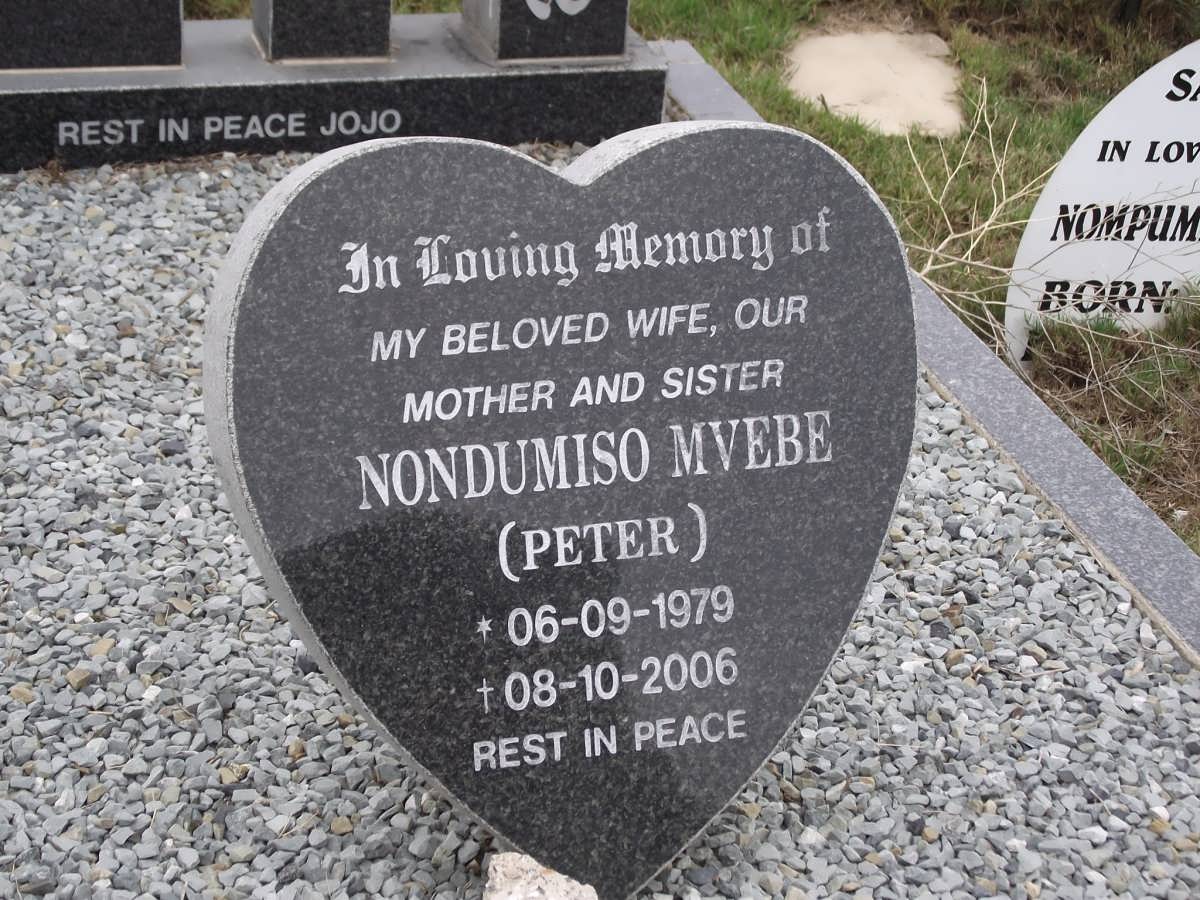 PETER Nondumiso Mvebe 1979-2006