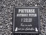 PIETERSE Anthony Peter 1952-2007