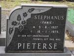 PIETERSE Stephanus 1927-1975