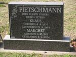 PIETSCHMANN Klaus 1924-1968 & Margret 1912-2000