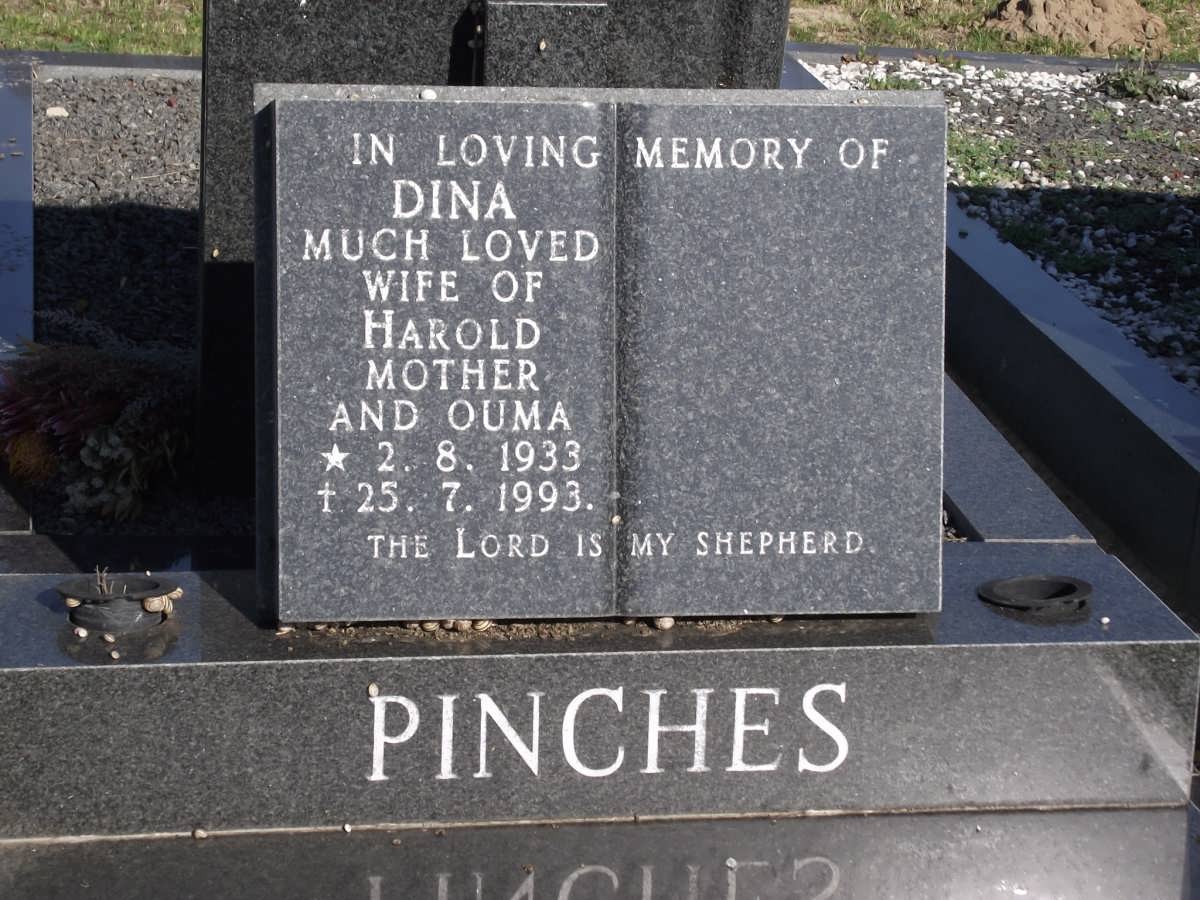PINCHES Dina 1933-1993