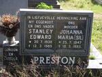 PRESTON Stanley Edward 1938-1989 & Johanna Maria 1947-1993