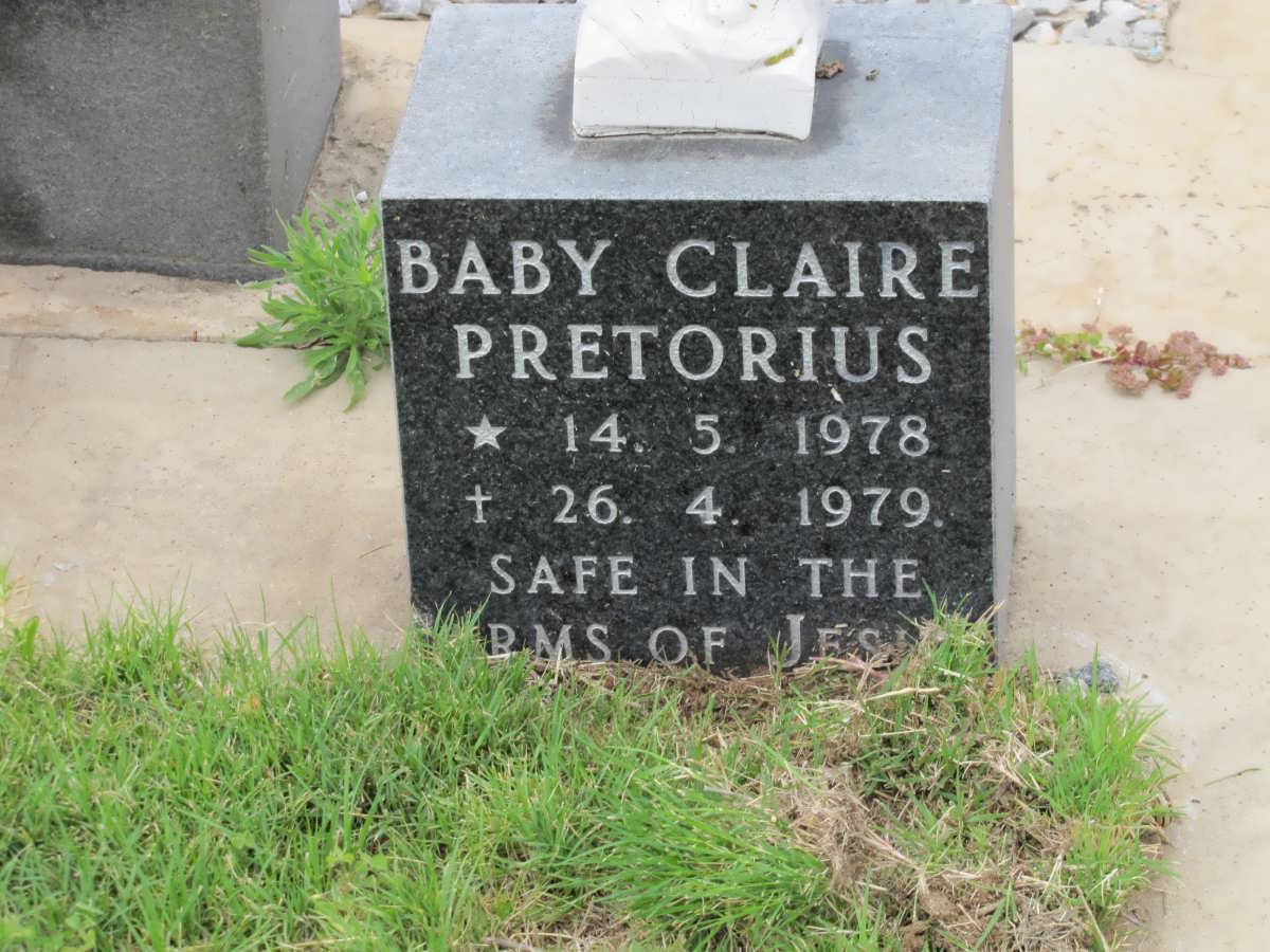 PRETORIUS Claire 1978-1979