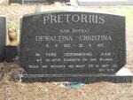 PRETORIUS Dewaltina Christina nee BOTHA 1922-1971