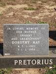 PRETORIUS Dorothy May 1902-1984