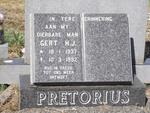 PRETORIUS Gert H.J. 1937-1992