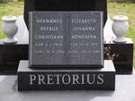 PRETORIUS Hermanus Petrus Christiaan 1909-1969 & Elizabeth Johanna Hendrina 1915-1981