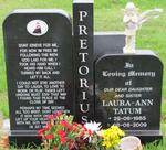 PRETORIUS Laura-Ann Tatum 1985-2009