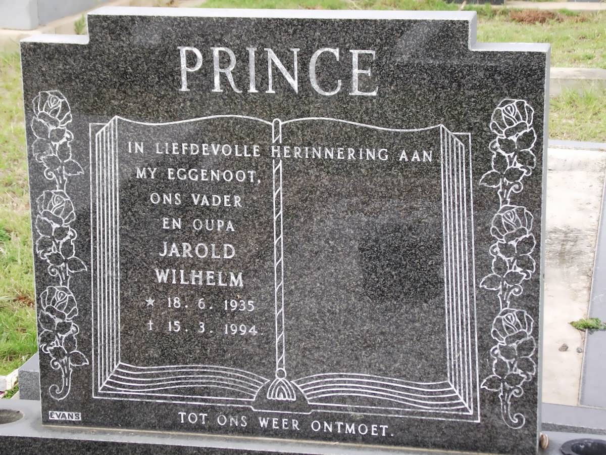 PRINCE Jarold Wilhelm 1935-1994