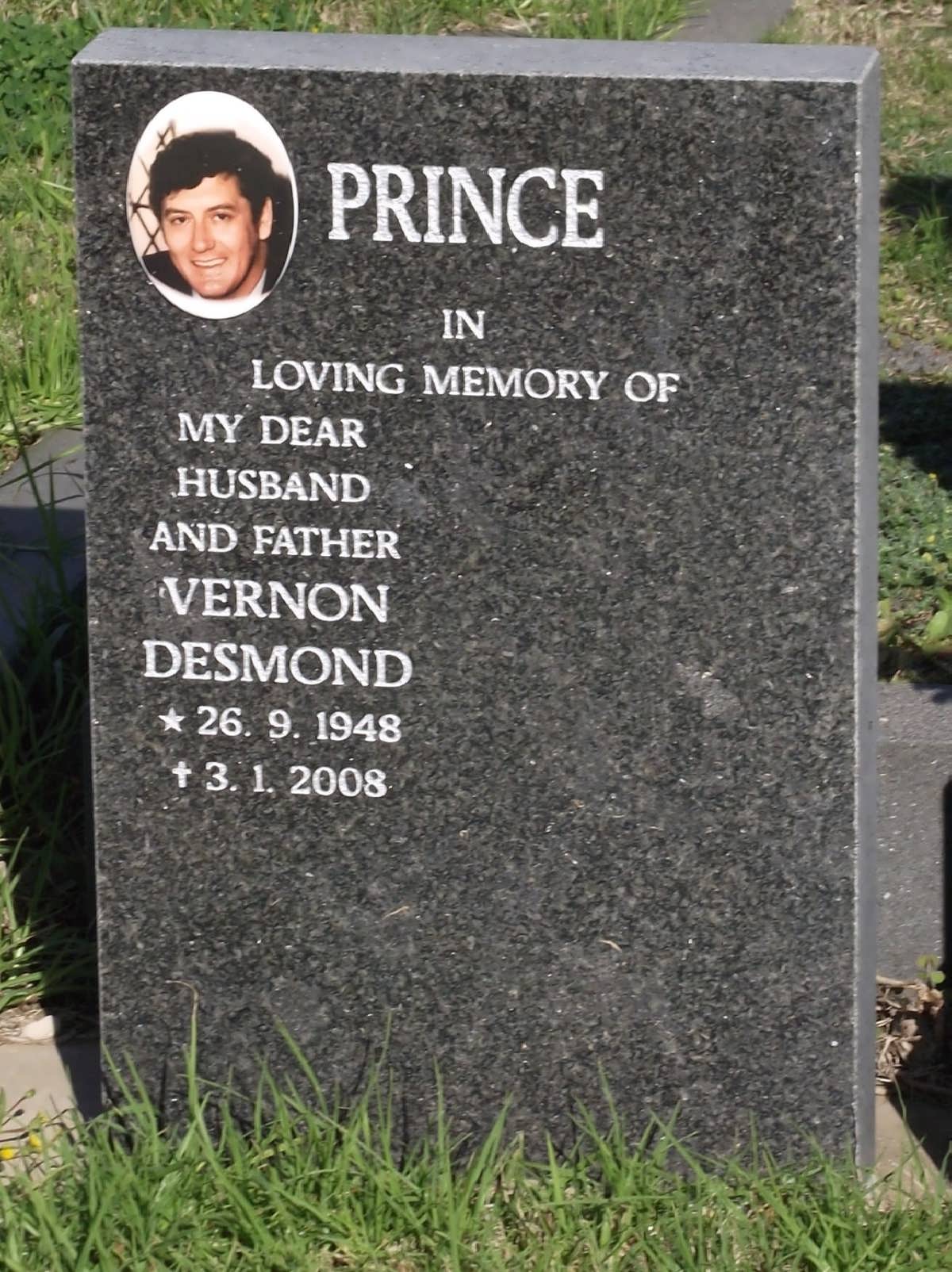 PRINCE Vernon Desmond 1948-2008