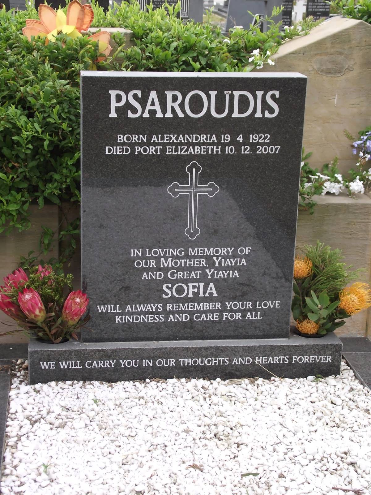 PSAROUDIS Sofia 1922-2007