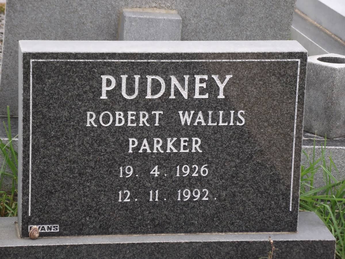PUDNEY Robert Wallis Parker 1926-1992