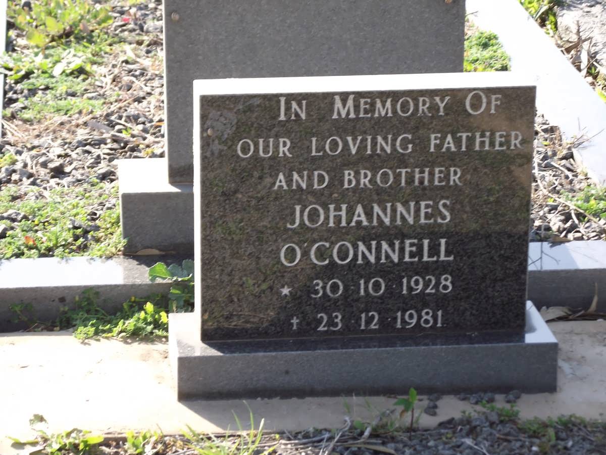 O'CONNELL Johannes 1928-1981