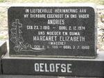 OELOFSE Andries 1910-1974 & Margaret Elizabeth 1916-1988
