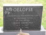 OELOFSE Leslie Raymond 1957-1982