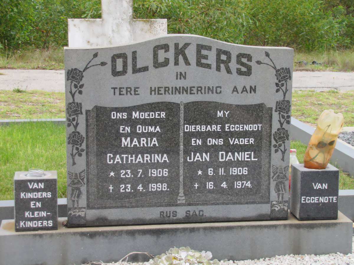 OLCKERS Maria Catharina 1906-1998 & Jan Daniel 1906-1974