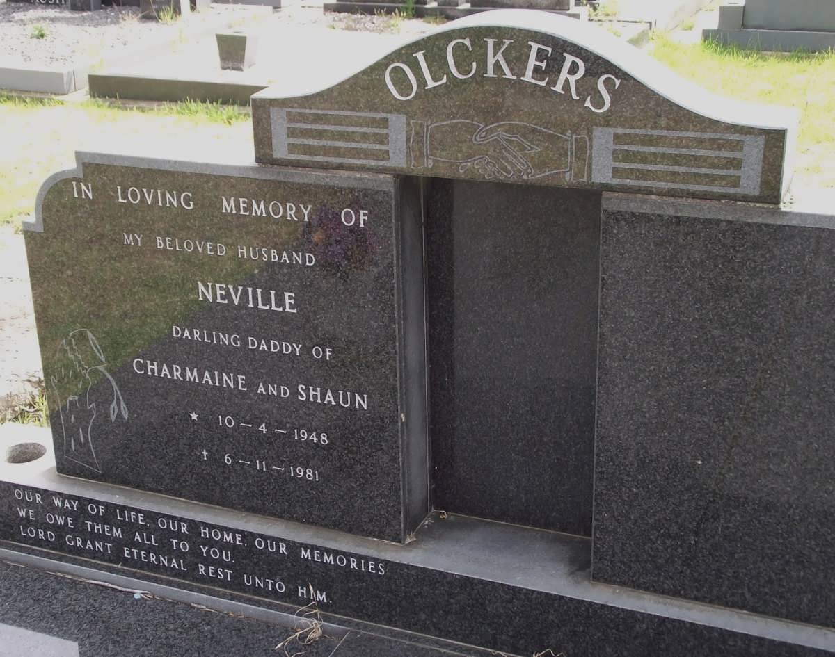 OLCKERS Neville 1948-1981
