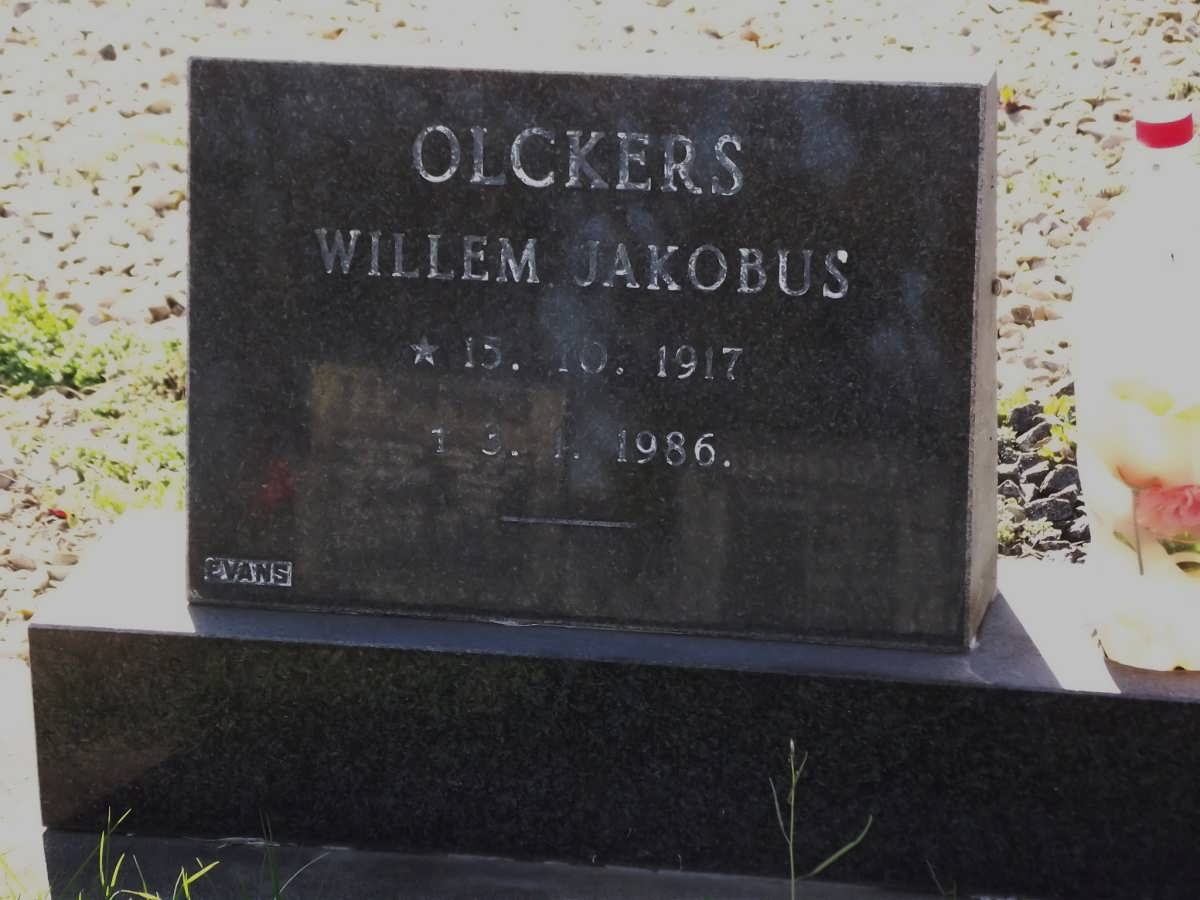 OLCKERS Willem Jakobus 1917-1986