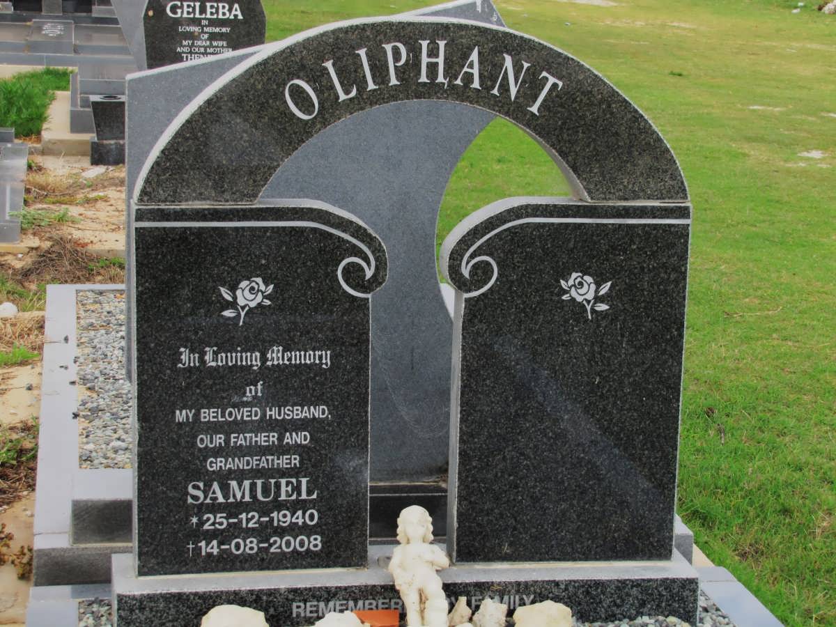 OLIPHANT Samuel 1940-2008