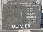 OLIVIER Hendrik Cornelius 1916-1977