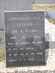 OLIVIER Johannes J.J. 1943-1983