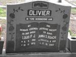 OLIVIER Louis P.J. 1912-1972 :: ROACH Anna S. nee HILL formerly OLIVIER 1915-2003