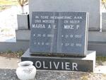 OLIVIER Mike P. 1902-1981 & Maria A.E. 1909-1977