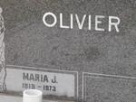 OLIVIER Maria Jacomina 1919-1973