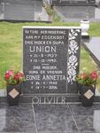 OLIVIER Union 1937-1990 & Leonie Annetta 1942-2006