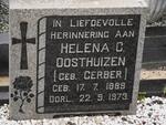 OOSTHUIZEN Helena C. nee GERBER 1889-1973