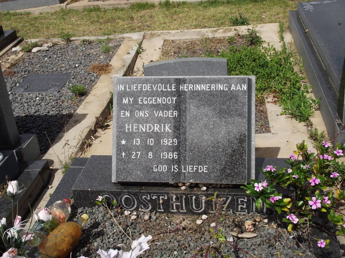 OOSTHUIZEN Hendrik 1929-1986