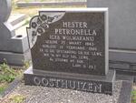 OOSTHUIZEN Hester Petronella nee WOLMARANS 1943-1986
