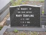 OPPERMAN Mary formerly DORFLING 1897-1980
