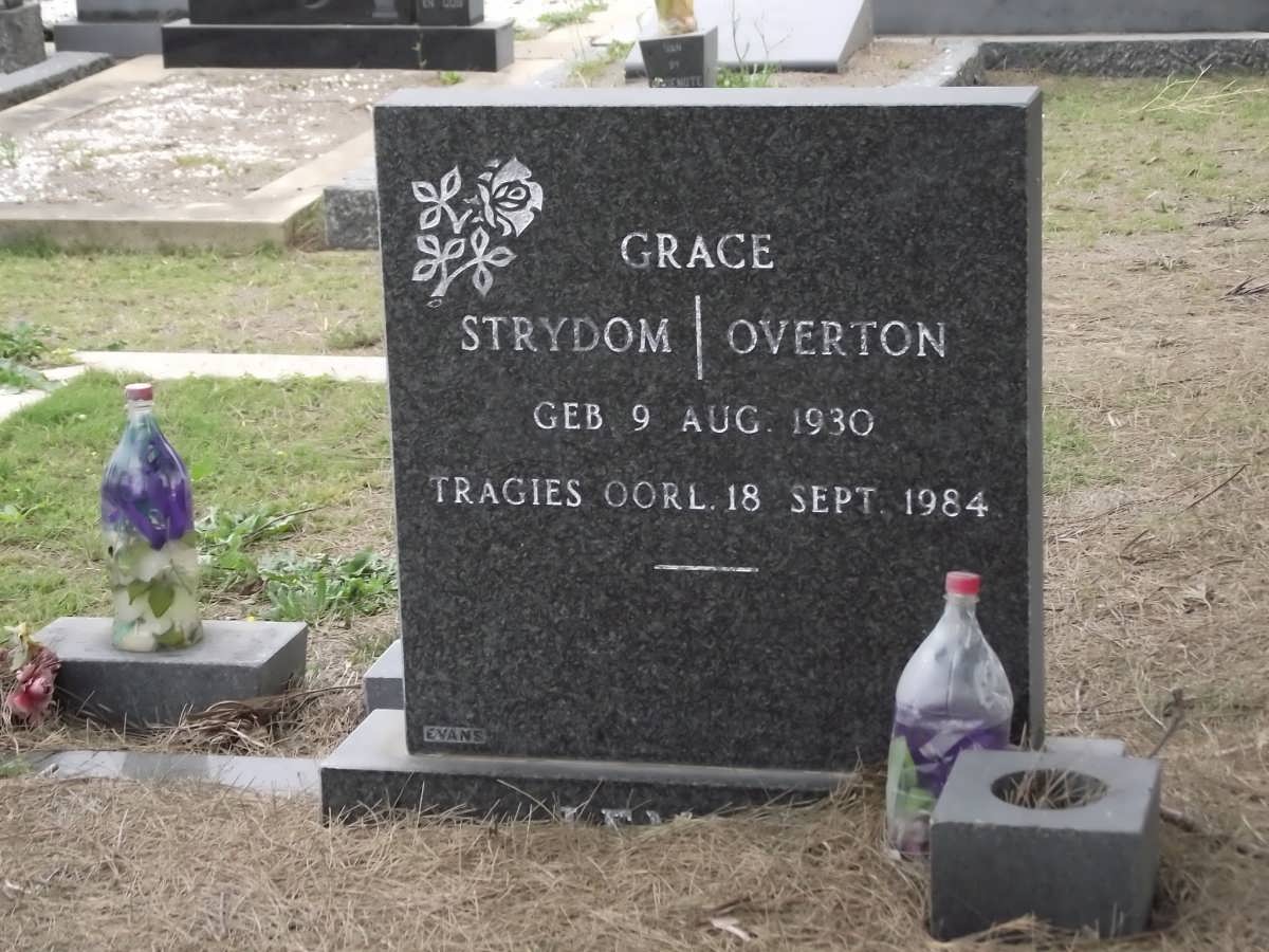 OVERTON Grace nee STRYDOM 1930-1984
