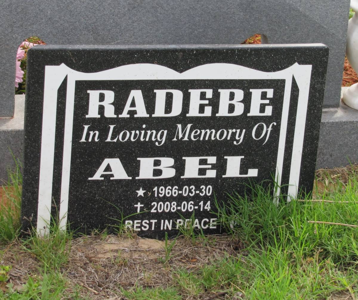 RADEBE Abel 1966-2008