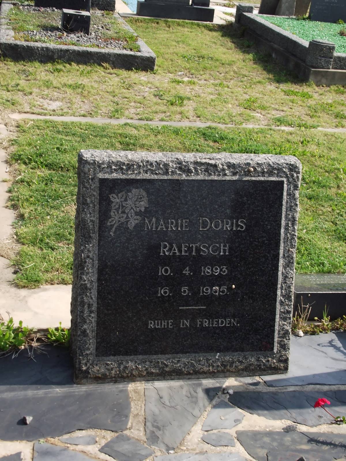 RAETSCH Marie Doris 1893-1965
