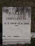 RAICOS Chrysanthe 1904-1985