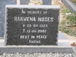 RAKWENA Wamachine Moses 1924-2002
