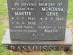 RASMUSSEN M.M. 1941-1998 & Montana Gene 1942-2009
