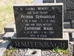 RAUTENBACH Petrus Gerhardus 1900-1966 & Catherine Maud 1901-1981