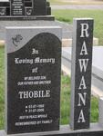 RAWANA Thobile 1960-2006